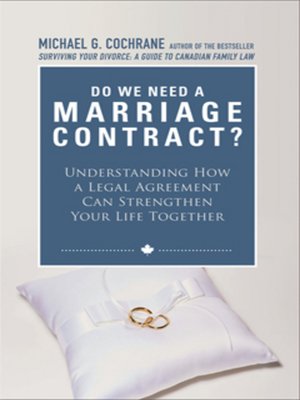 Do We Need a Marriage Contract - ebook